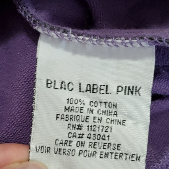 Blac Label Pink Tie Dye Zip Sweatshirt Patches XS - Picture 7 of 7